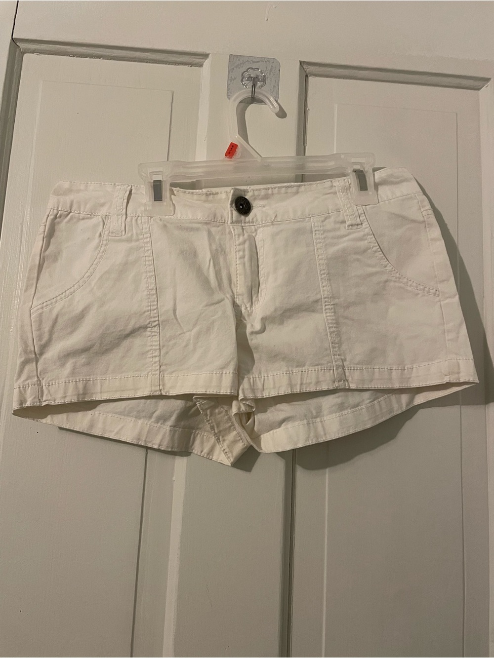 Paris Blues White Women's Denim-Style Jean Shorts